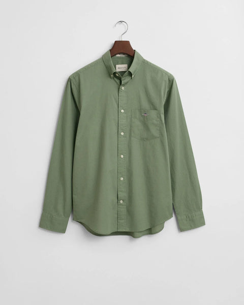 GANT - Classic Poplin Shirt - Kalamata Green