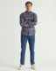 GANT - Poplin Shirt - Check - Persian Blue