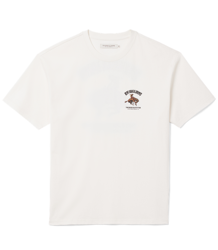 R.M.Williams - Cloudbuster T-Shirt - White