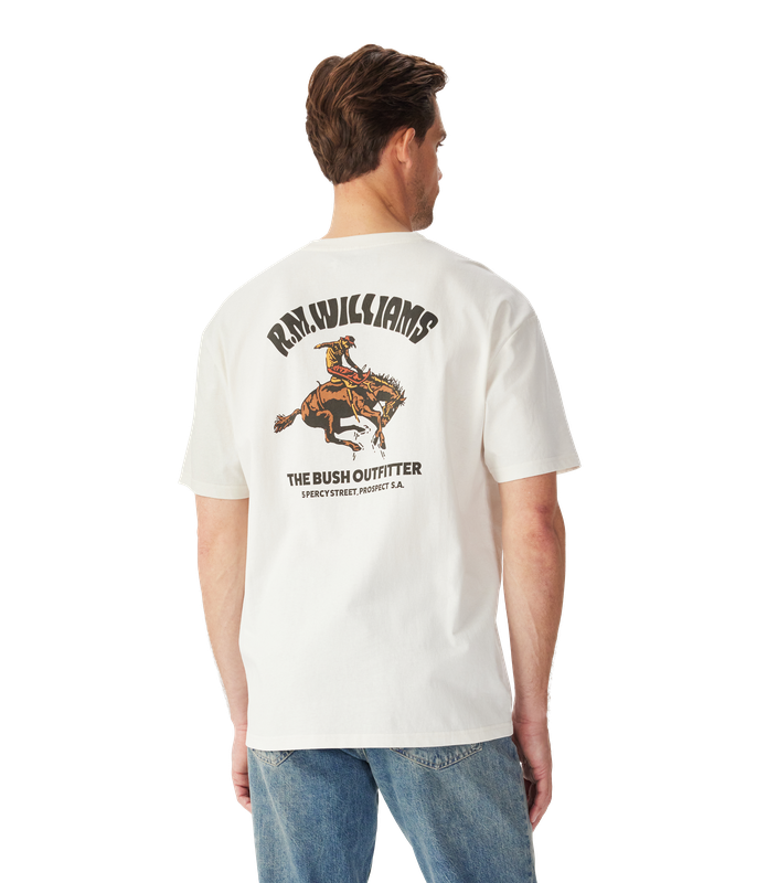 R.M.Williams - Cloudbuster T-Shirt - White