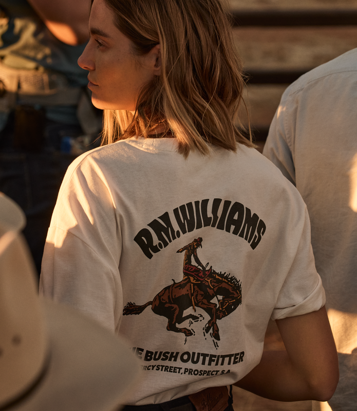 R.M.Williams - Cloudbuster T-Shirt - White