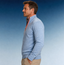 Colour & Sons - Cotton Zip Neck Sweater - Sky Blue