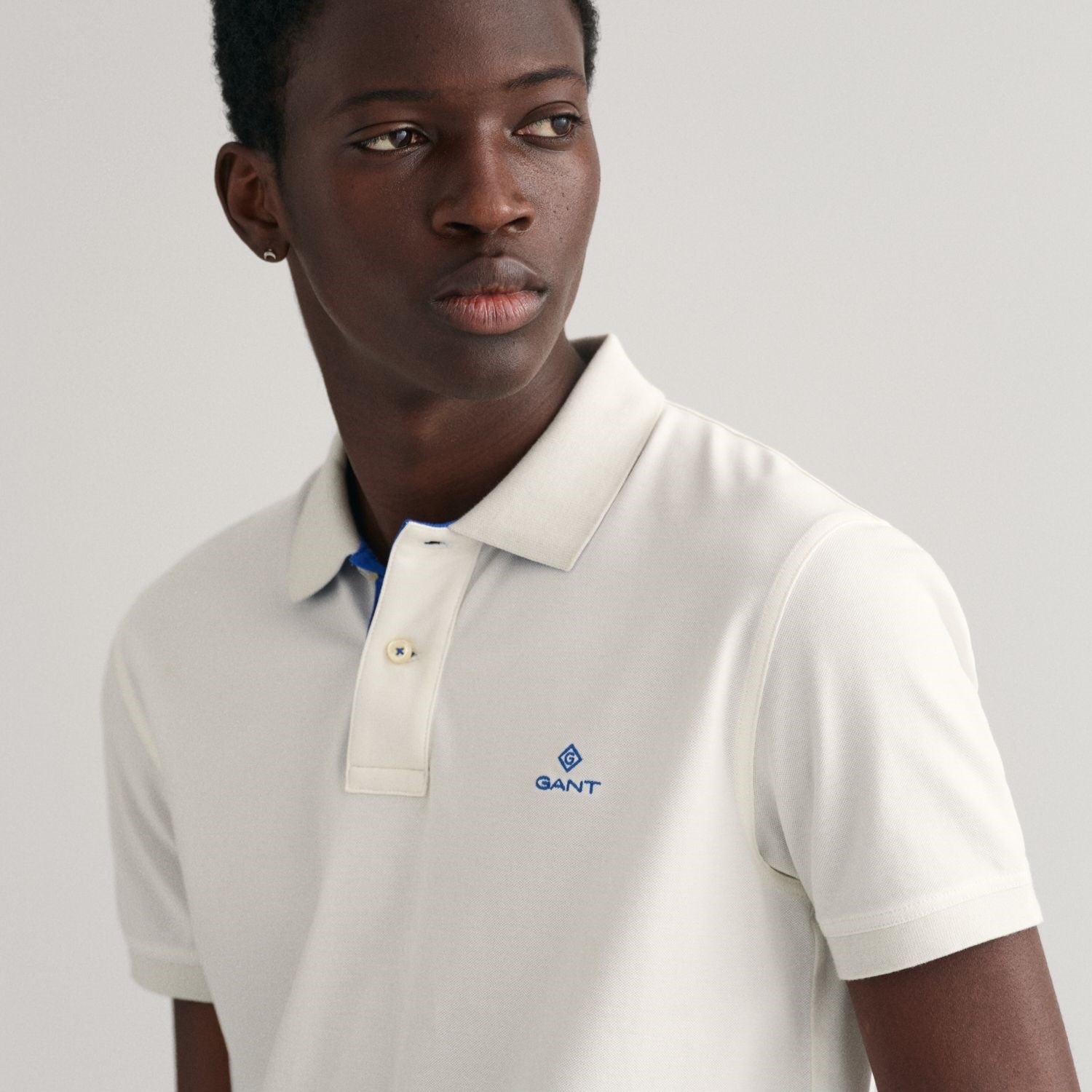 Contrast collar polo clearance shirt