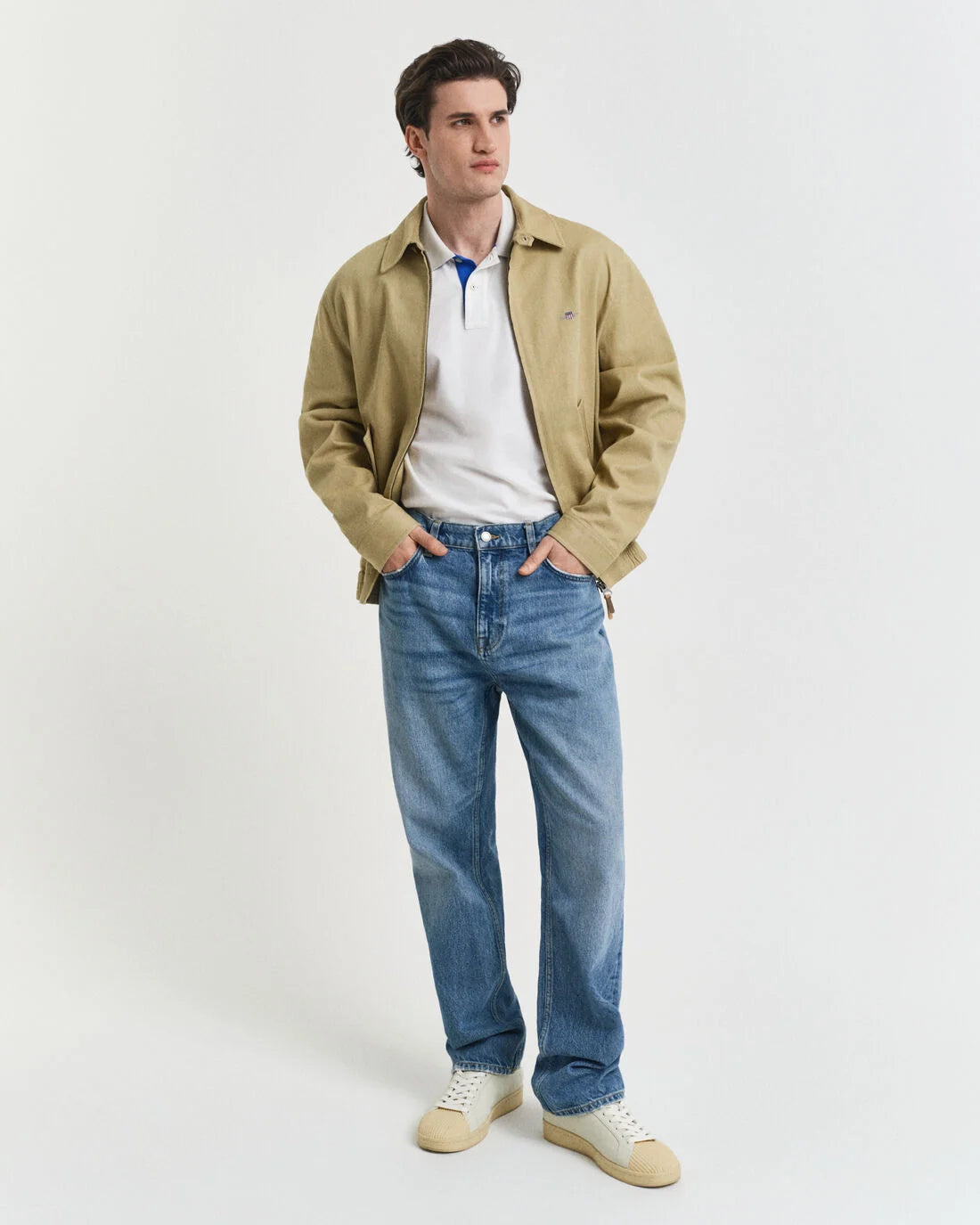 GANT - Contrast Piqué Polo Shirt - White