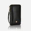 Jekyll and Hide - Mobile Phone Pouch With Strap - Black | Tan | Multiple Colours, elegant black leather pouch with strap.
