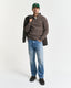 GANT - Cotton Cable Knit Half Zip Jumper - Seawood Melange