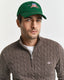 GANT - Cotton Cable Knit Half Zip Jumper - Seawood Melange