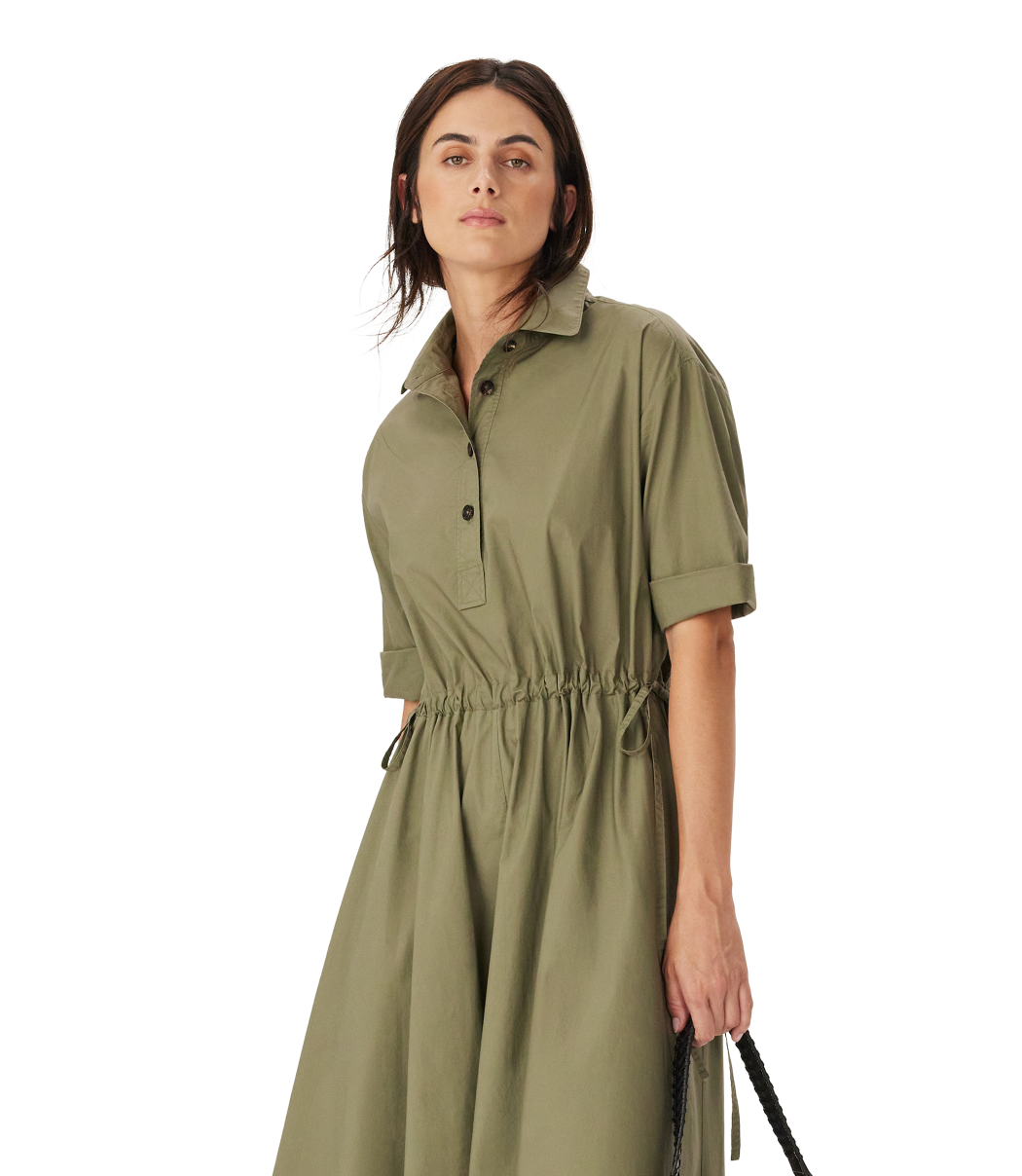 R.M.Williams - capel Cotton Dress - Lichen