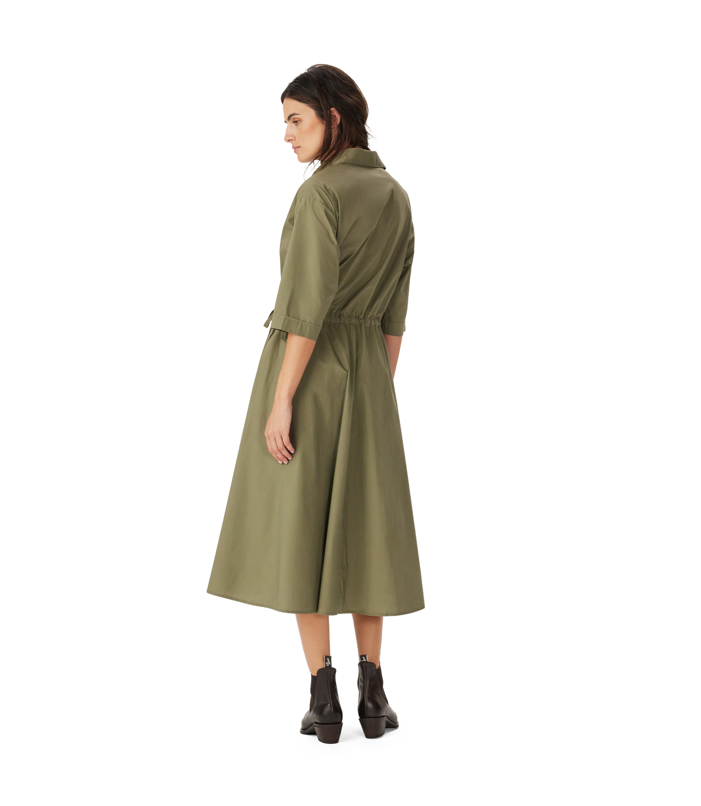 R.M.Williams - capel Cotton Dress - Lichen