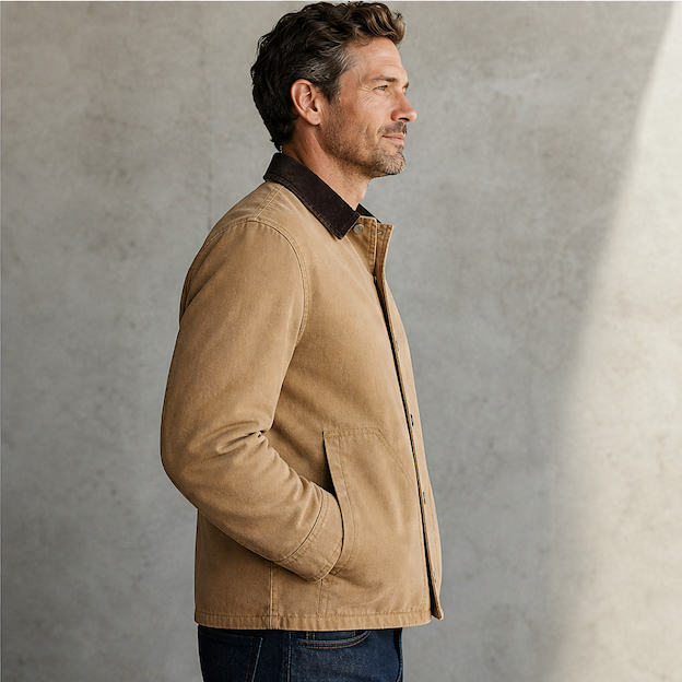 Daniel Hechter - Patrick Cotton Jacket - Tan