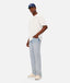 Industrie - The Del Sur Tee - Ice Mint - MULTIBUY worn with light blue jeans and a cap, showcasing a relaxed fit style.
