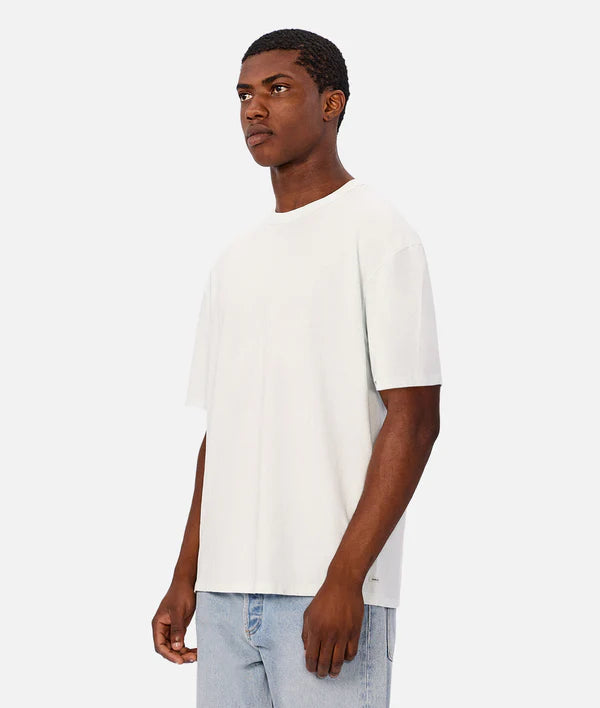 Industrie - The Del Sur Tee - Ice Mint - MULTIBUY model wearing oversized crew neck tee.