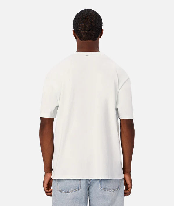 Back view of Industrie - The Del Sur Tee - Ice Mint - MULTIBUY showcasing oversized silhouette and relaxed fit.