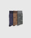 Rodd & Gunn - Dogs a Plenty - 3 Pack Socks - Multi - Washed Navy | Brown | Grey, featuring English Pointer design.