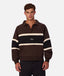 Industrie - The Eastbourne Track Top - Brown Combo