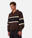Industrie - The Eastbourne Track Top - Brown Combo