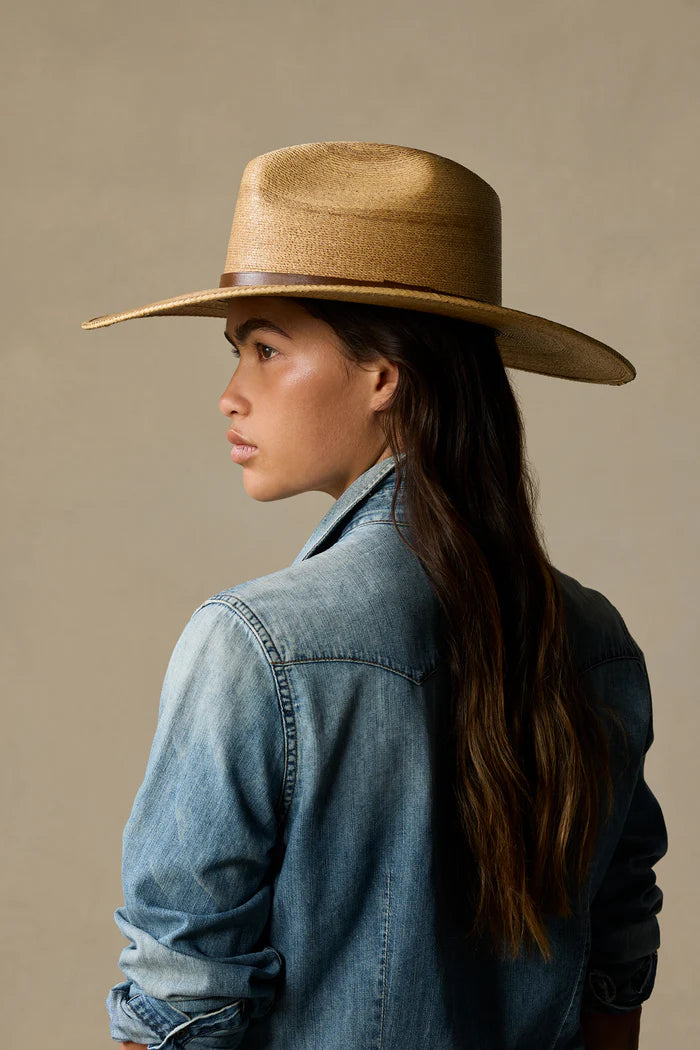 Akubra - Eyre Straw Hat - Extra Dark Toast