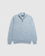 Rodd & Gunn - Fortrose Quarter Zip Jumper - Ocean Blue