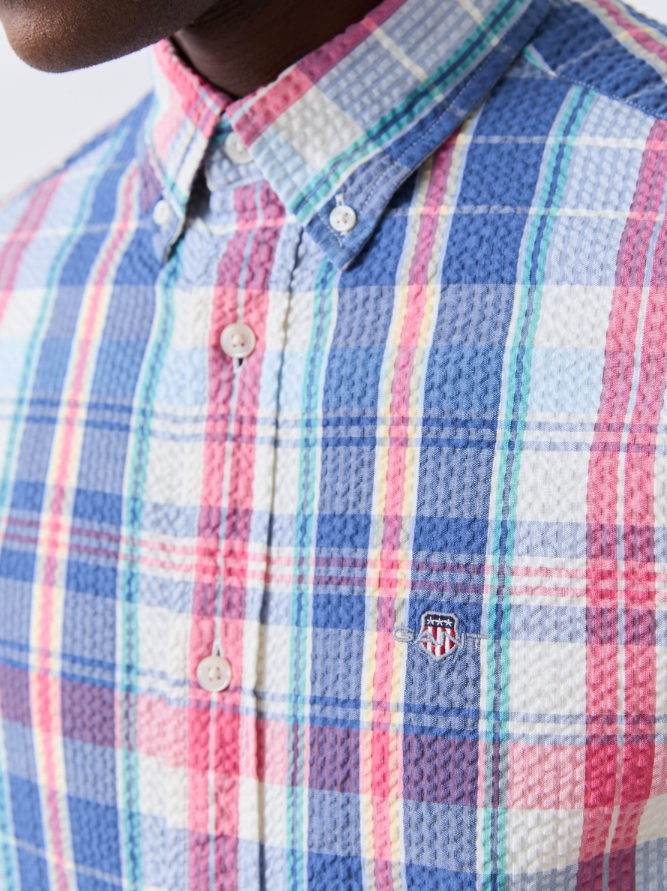 GANT - Seersucker Shirt - Blue