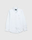 Rodd & Gunn - Gunn Oxford Shirt - Stripe - Capri - MULTIBUY, featuring a classic Bengal stripe pattern in light blue.