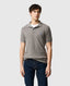 Rodd & Gunn - The Gunn Polo - Mocha - MULTIBUY worn by a male model, showcasing its durable pique fabric and sports fit.