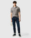 Rodd & Gunn - The Gunn Polo - Mocha - MULTIBUY, modeled by a man in casual attire with jeans and a hat.