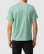Rodd & Gunn - The Gunn T-Shirt 2.0 - Dusty Sage - MULTIBUY, showcasing the back view and slim sport-fit design.