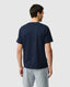 Rodd & Gunn - The Gunn T-Shirt 2.0 - Midnight - MULTIBUY on a model showcasing the back view.