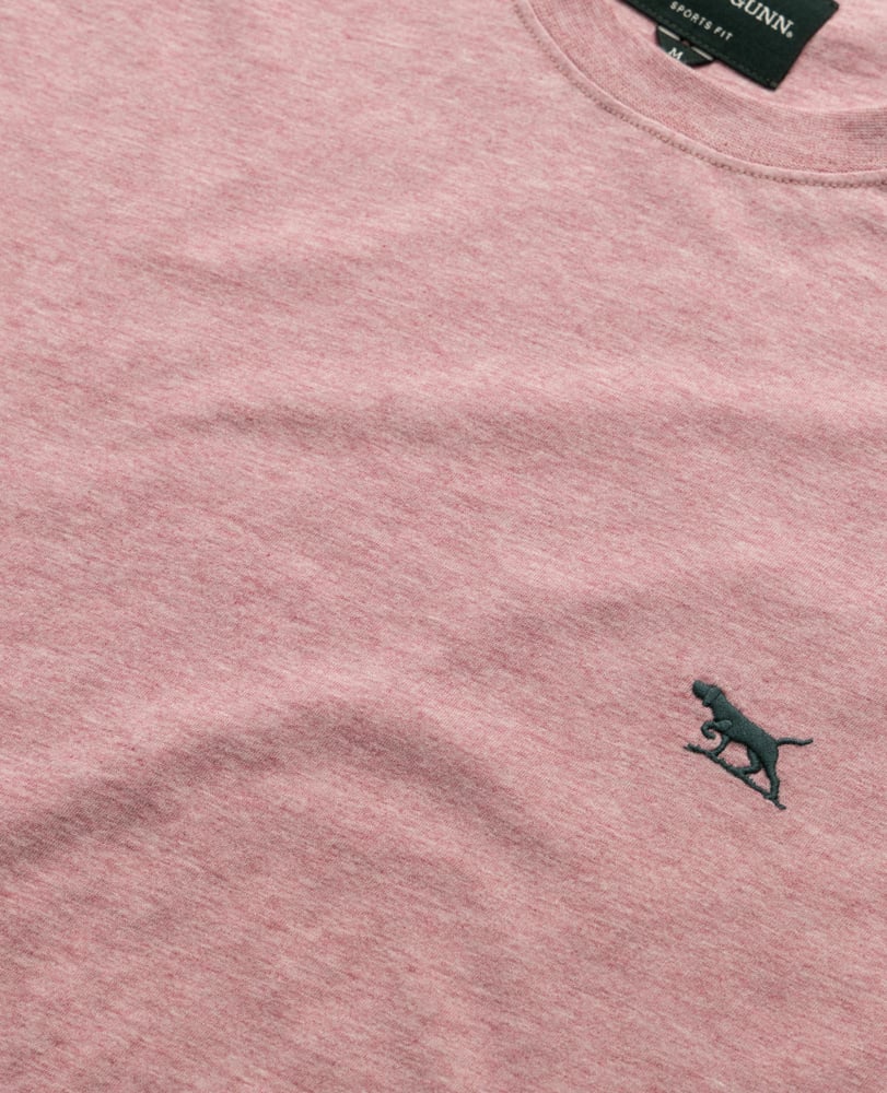 Rodd & Gunn - The Gunn T-Shirt 2.0 - Orchid - MULTIBUY featuring classic crew neck and signature pointer embroidery.