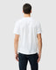 Rodd & Gunn - The Gunn T-Shirt 2.0 - Snow - MULTIBUY, back view of model wearing the classic crew neck T-shirt.