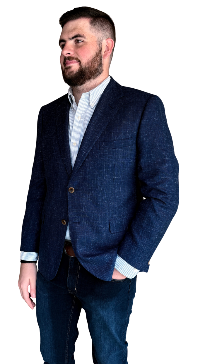 Cambridge Clothing - Hawthorn Wool Blend Jacket - Navy
