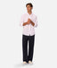 Industrie - St Martins Long Sleeve Linen Shirt - Winter White