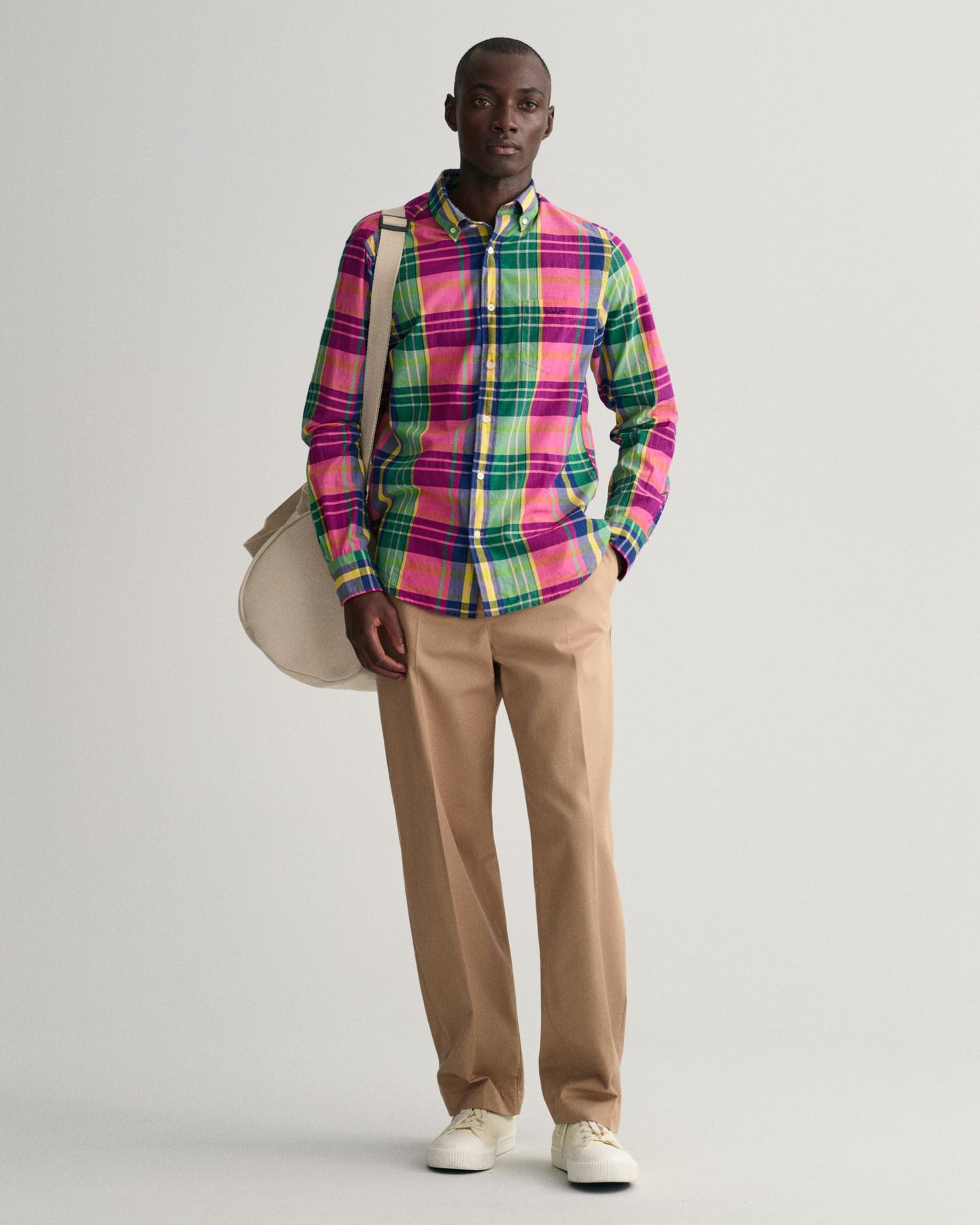 GANT - Indian Madras Shirt - Check - Hyper Pink