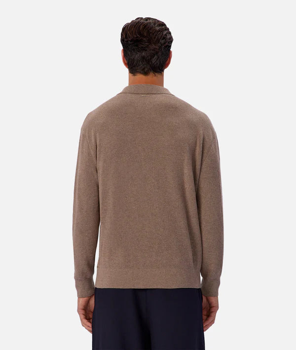 Industrie - The New England Polo Knit - Walnut