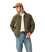 R.M.Williams - Mardan Twill Bomber Jacket - Removable Sherpa Collar - Dark Olive