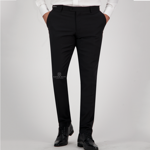 Savile Row - Jesse Merino Wool Trouse - Black