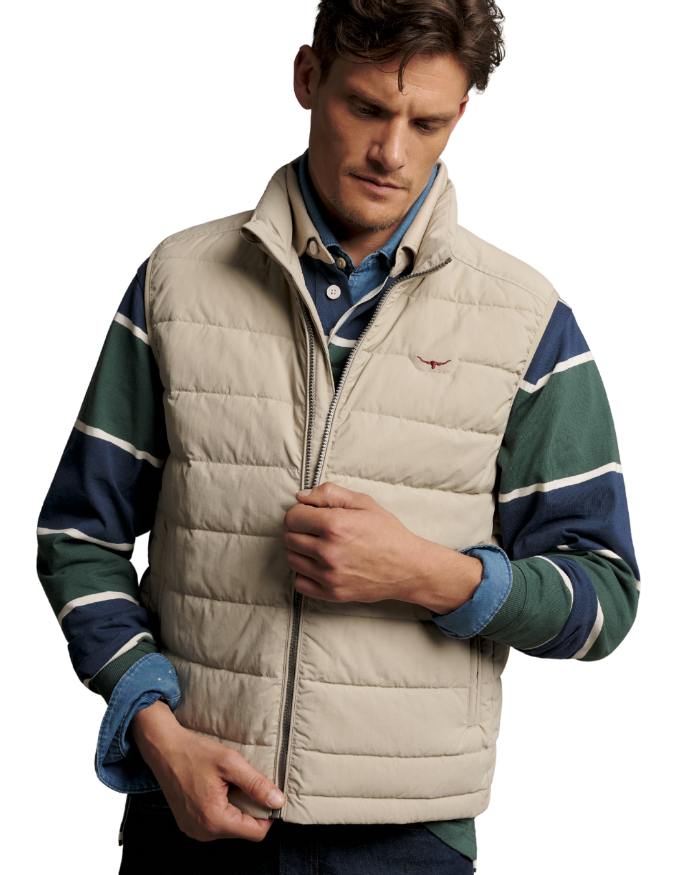 R.M.Williams - Rydall Padded Vest - Almond