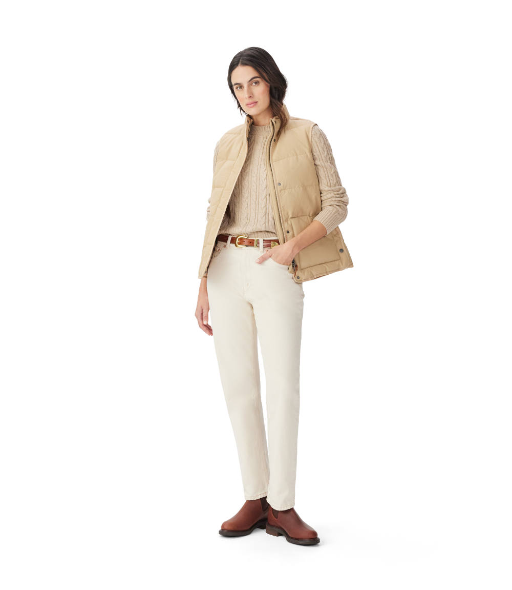 R.M.Williams - Beechwood Padded Vest - Straw