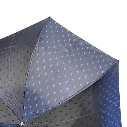 Polo Ralph Lauren - Jacquard Pony Print Collapsible Umbrella - Navy