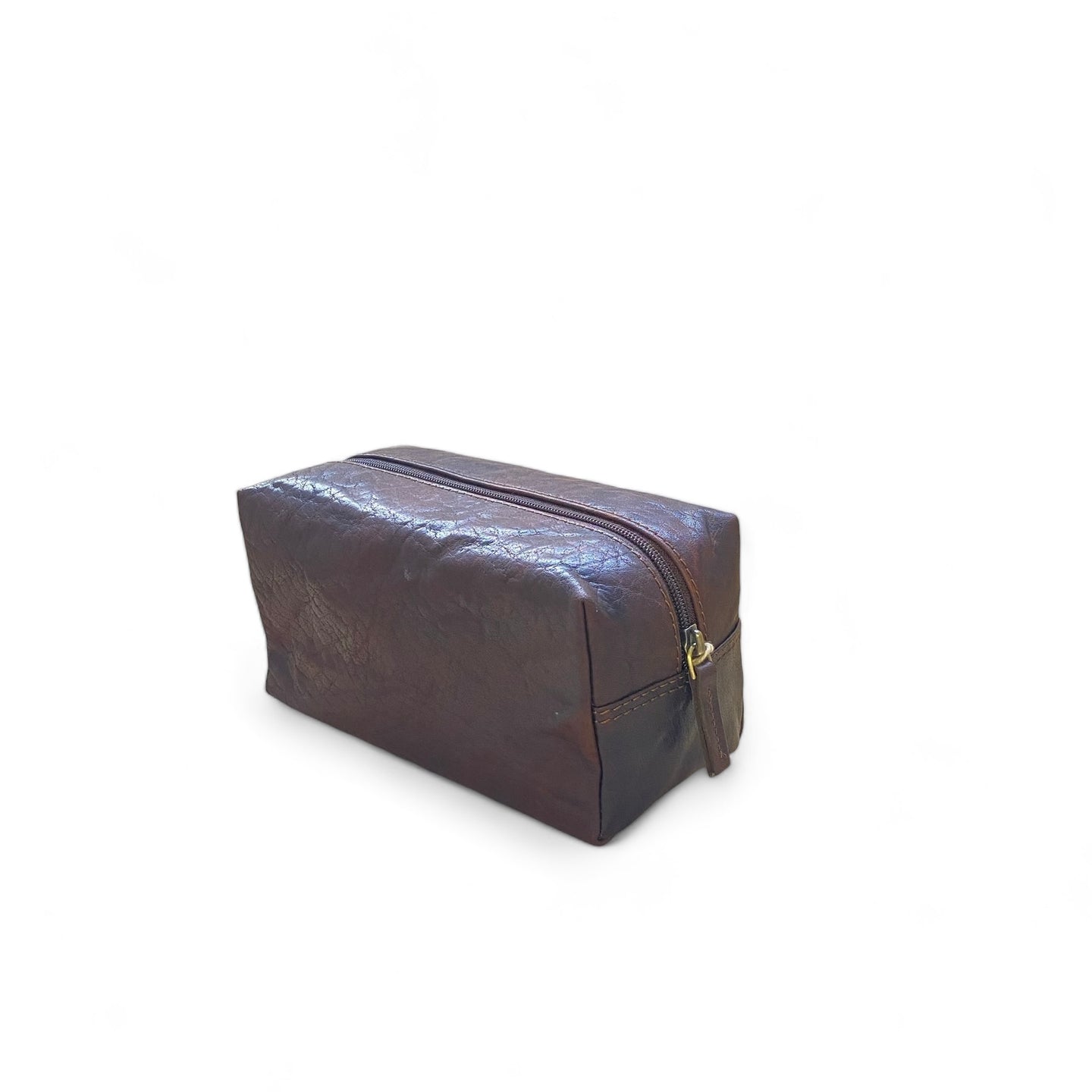 Oran Leather - Jimmy Wetpack - Brandy | Brown | Black vintage leather wet pack for gym and travel
