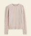 R.M.Williams - Seaforth cable-knit sweater - Heather Pink