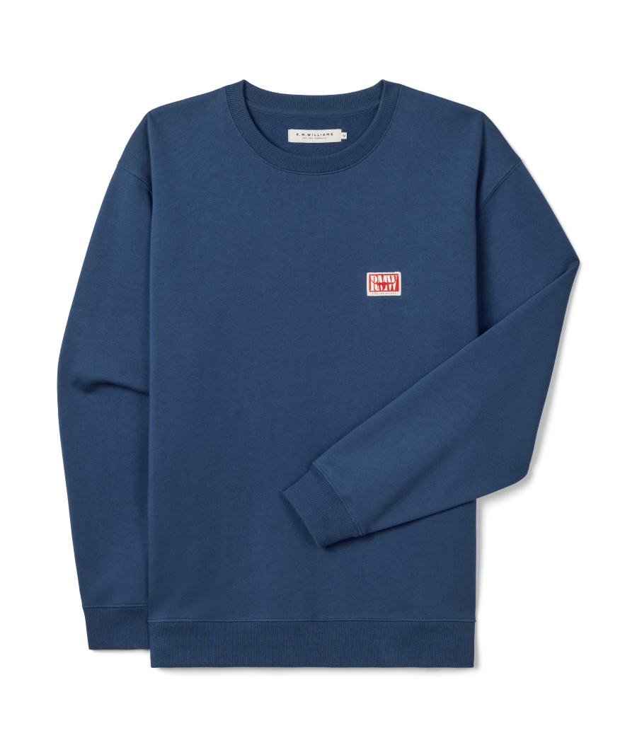 R.M.Williams - Branded Crew Sweatshirt - Vintage Blue