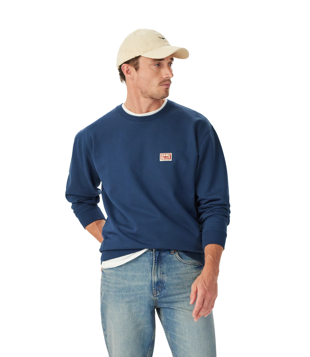 R.M.Williams - Branded Crew Sweatshirt - Vintage Blue
