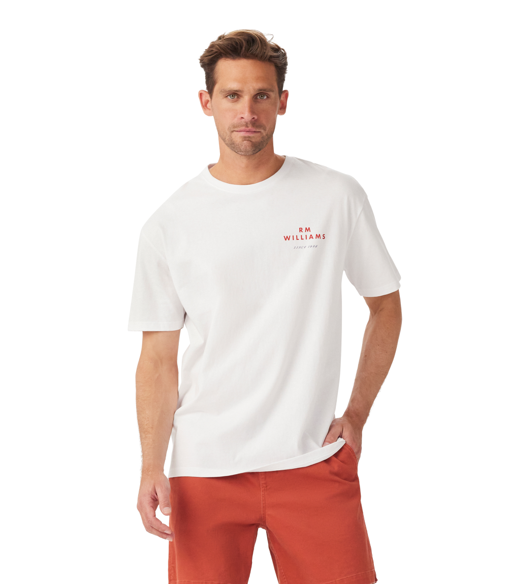 R.M.Williams - Menu T-Shirt - White