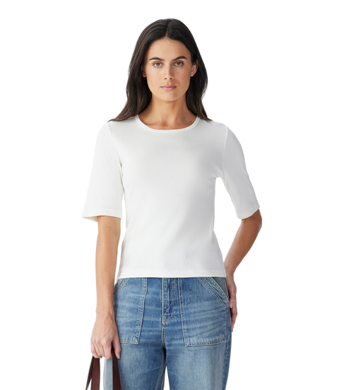 R.M.Williams - Jericho Rib T-Shirt - White