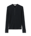 R.M.Williams - Avoca Ribbed Henley - Black