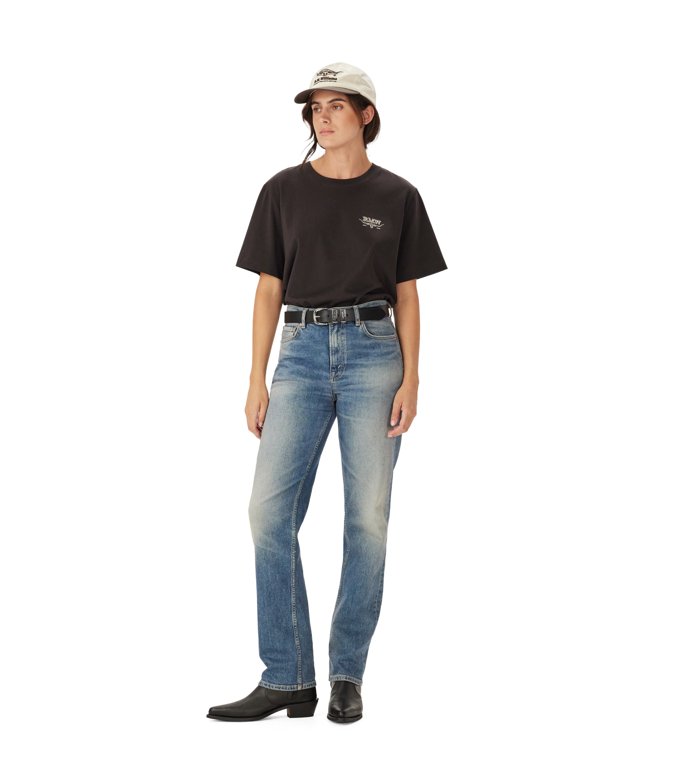 R.M.Williams - Louth Back Print T-Shirt - Dark Chocolate