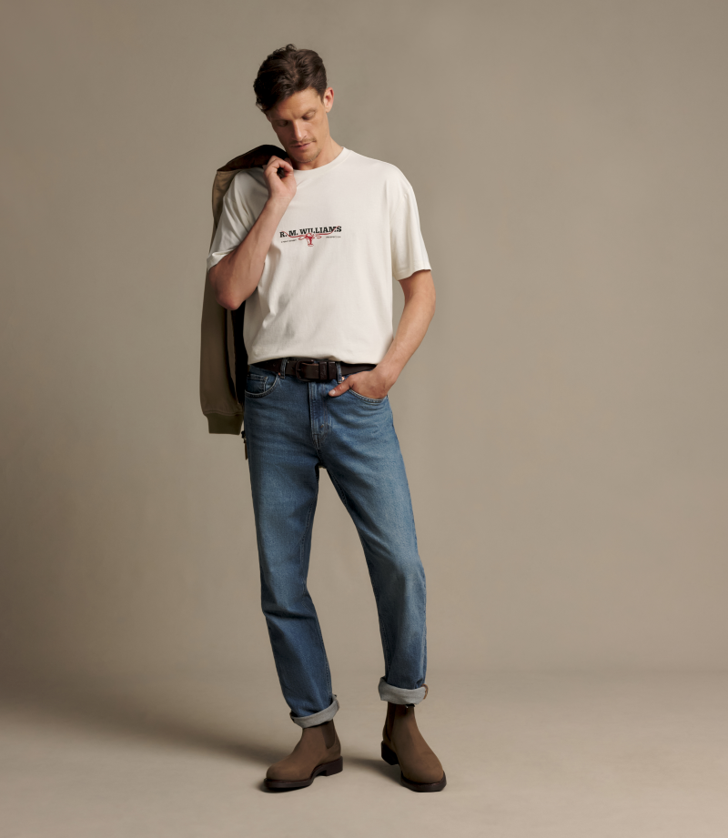 R.M.Williams - Holt T-Shirt - Vintage White