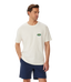R.M.Williams - 90s Logo T-Shirt - White - NEED DESCRIPTION worn by a man, featuring a simple yet stylish design.