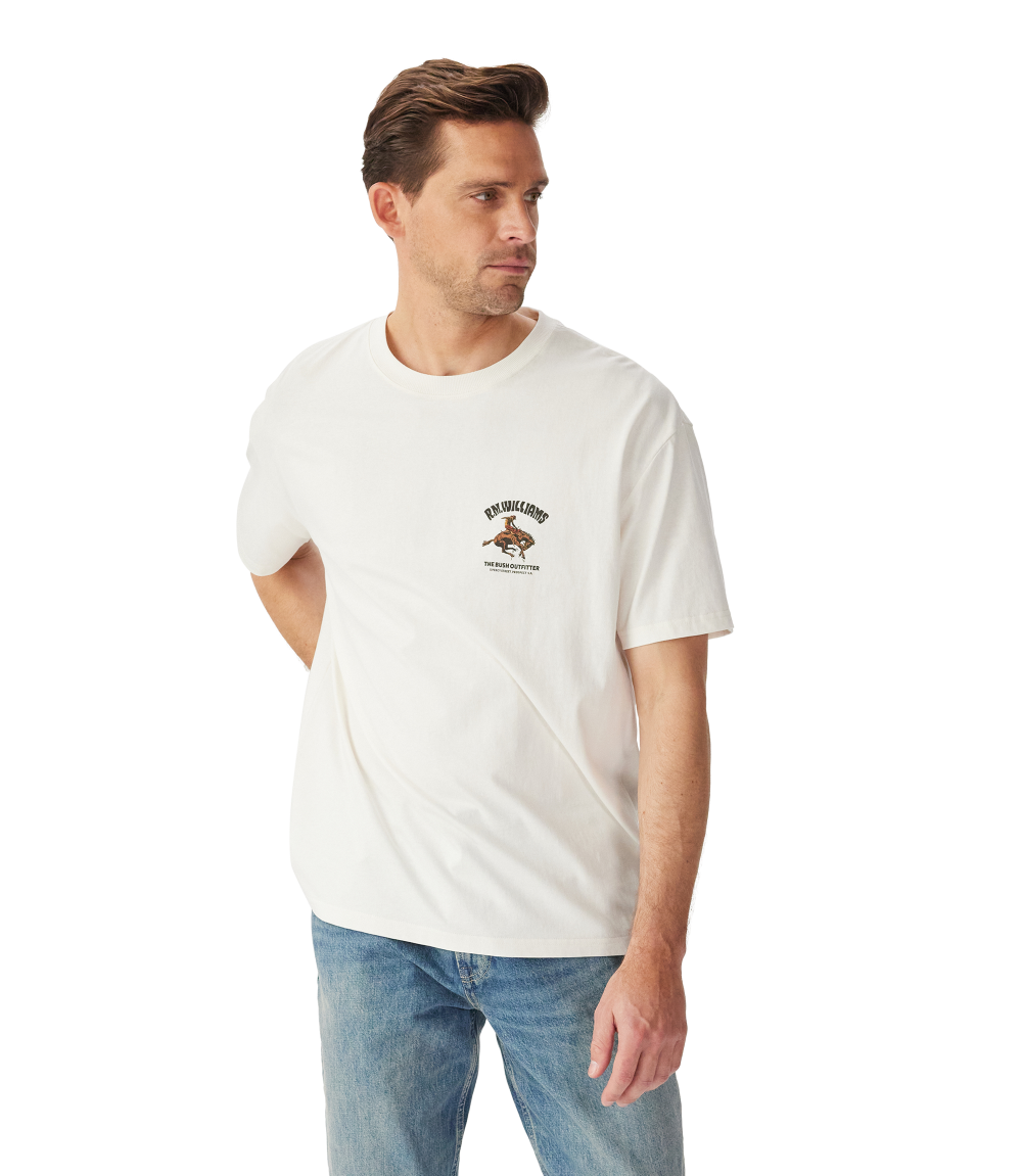 R.M.Williams - Cloudbuster T-Shirt - White